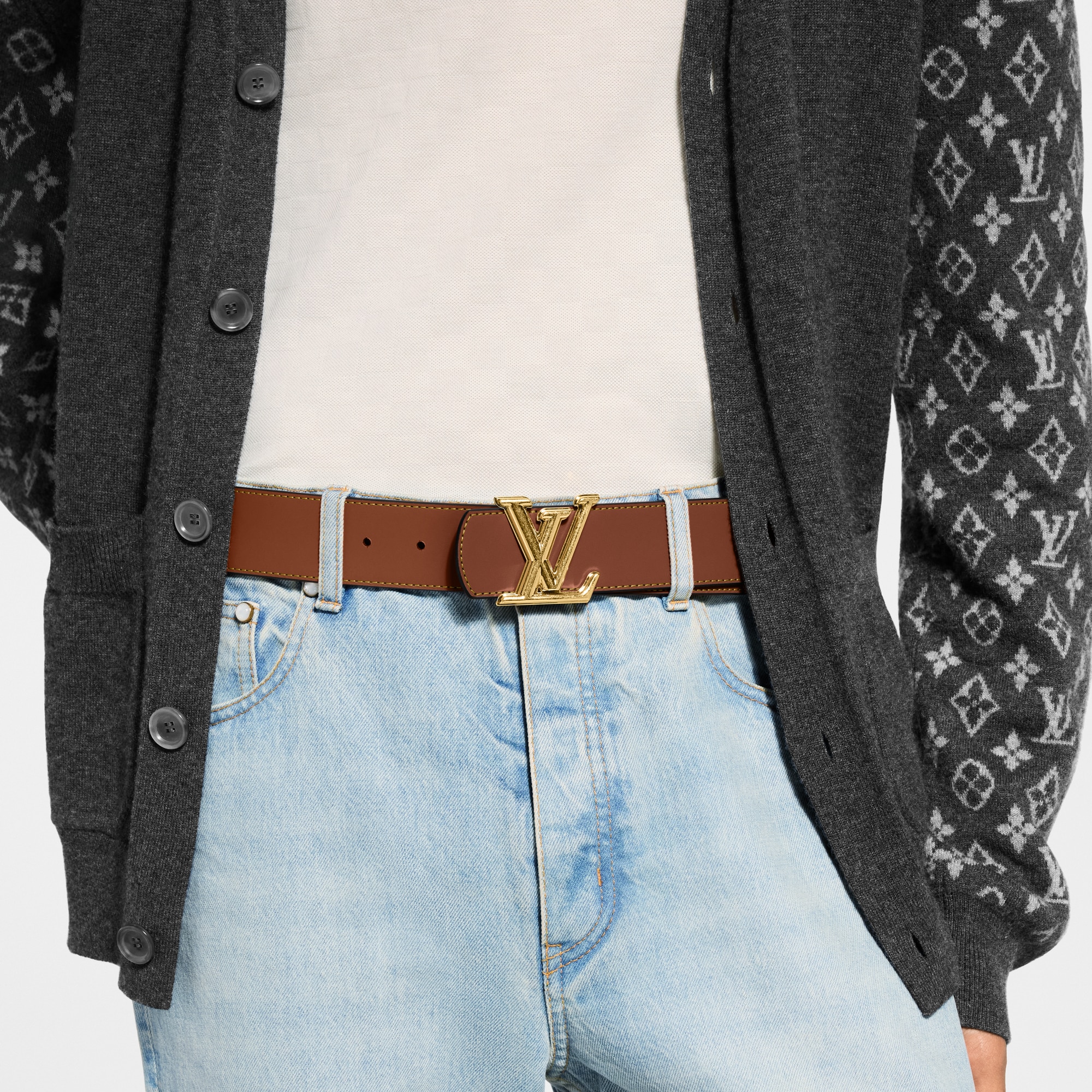 LV Dimension 40mm Reversible Belt Monogram - Men - Accessories